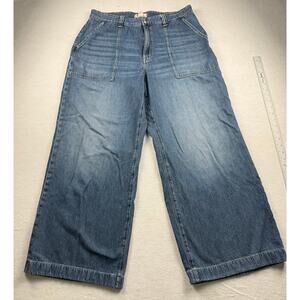 Madewell Blue Flare & Wide Leg Jeans